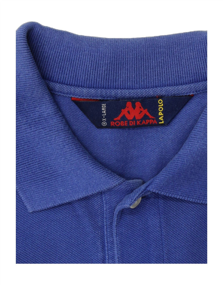 KAPPA Mens Polo Shirt XL Blue Vintage Kappa and Second-Hand Kappa from Messina Hembry 