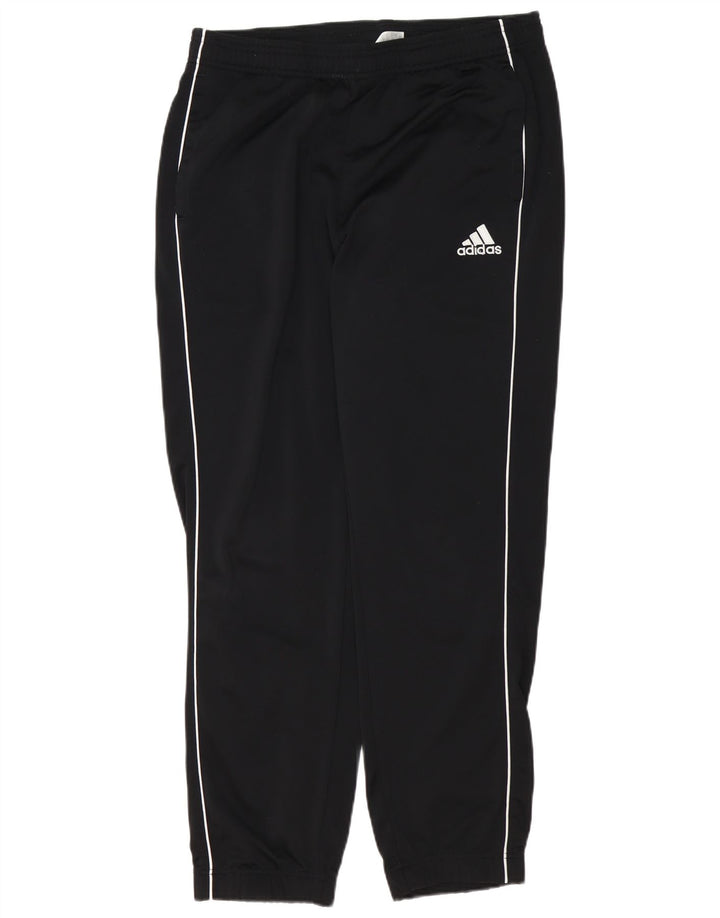 Męskie spodnie dresowe ADIDAS, duże, czarne, poliestrowe