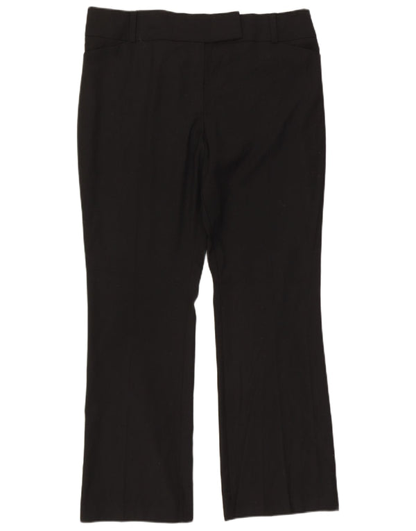 Marks & Spencer Damskie proste spodnie codzienne UK 16 duże W36 L31 czarne