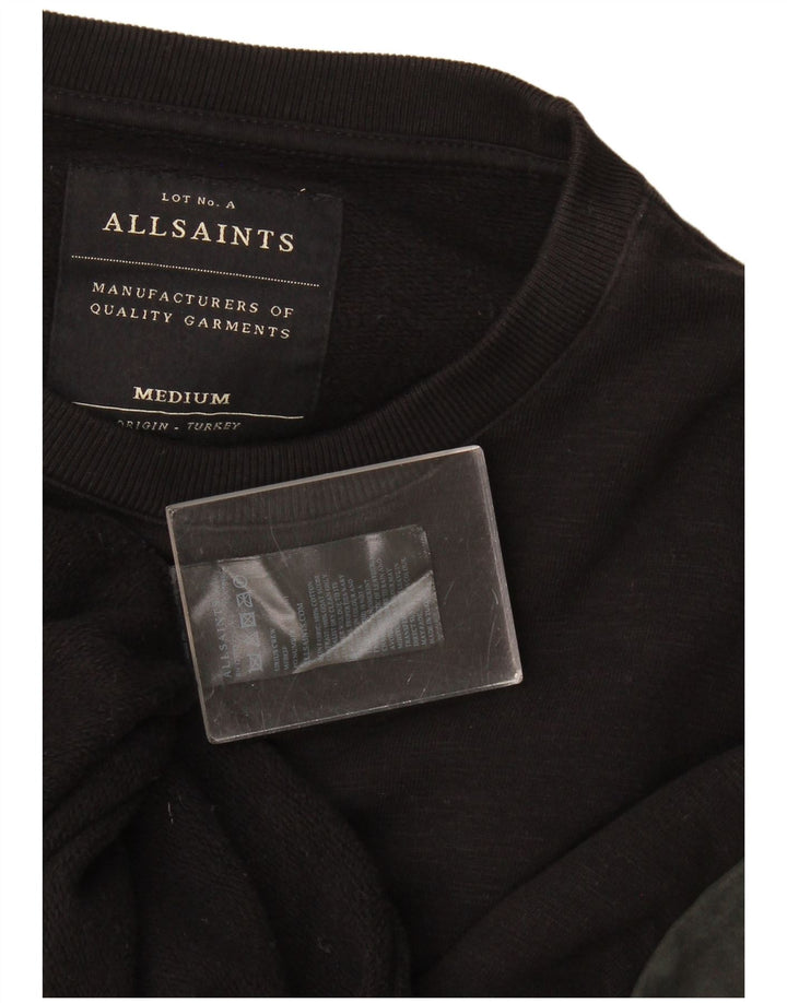 Męska bluza All Saints, bawełniana, w kolorze średniej czerni
