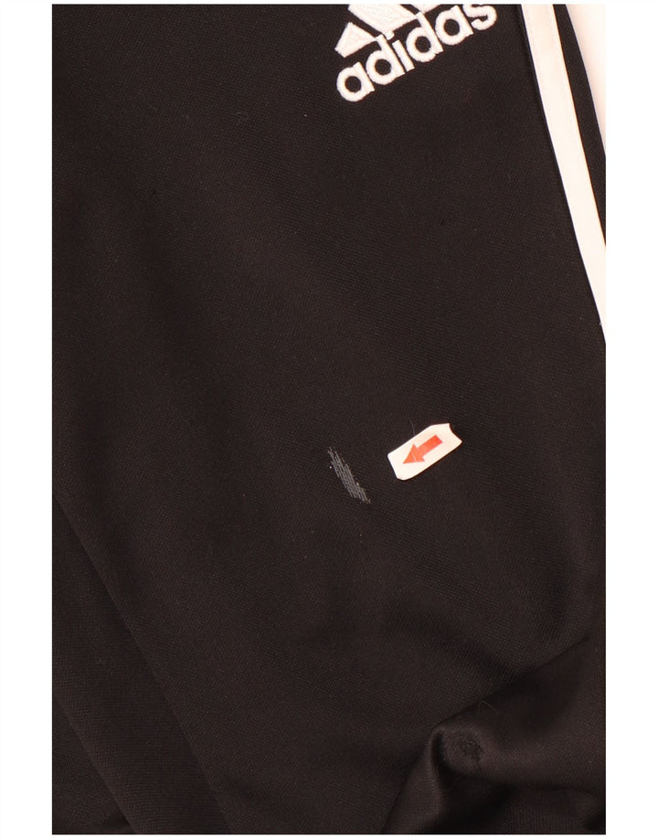 Męskie spodnie dresowe Adidas Climacool, małe, czarne, z blokami kolorów, z poliestru