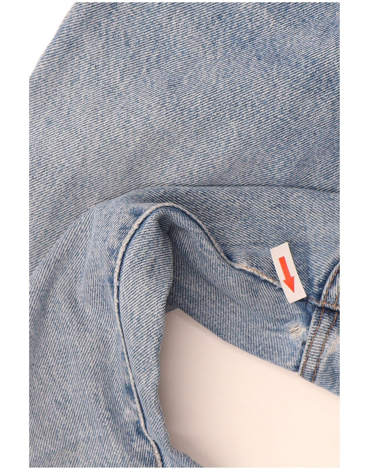 Damskie jeansy zwężane Armani W26 L2 niebieskie