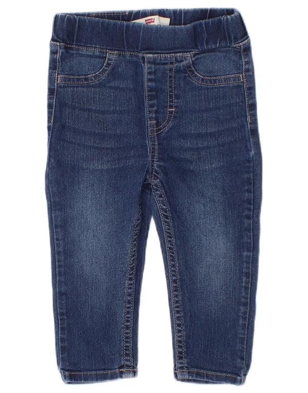 Levi's Baby Girls Jegging Obcisłe dżinsy 6-9 miesięcy W18 L10 Niebieska bawełna