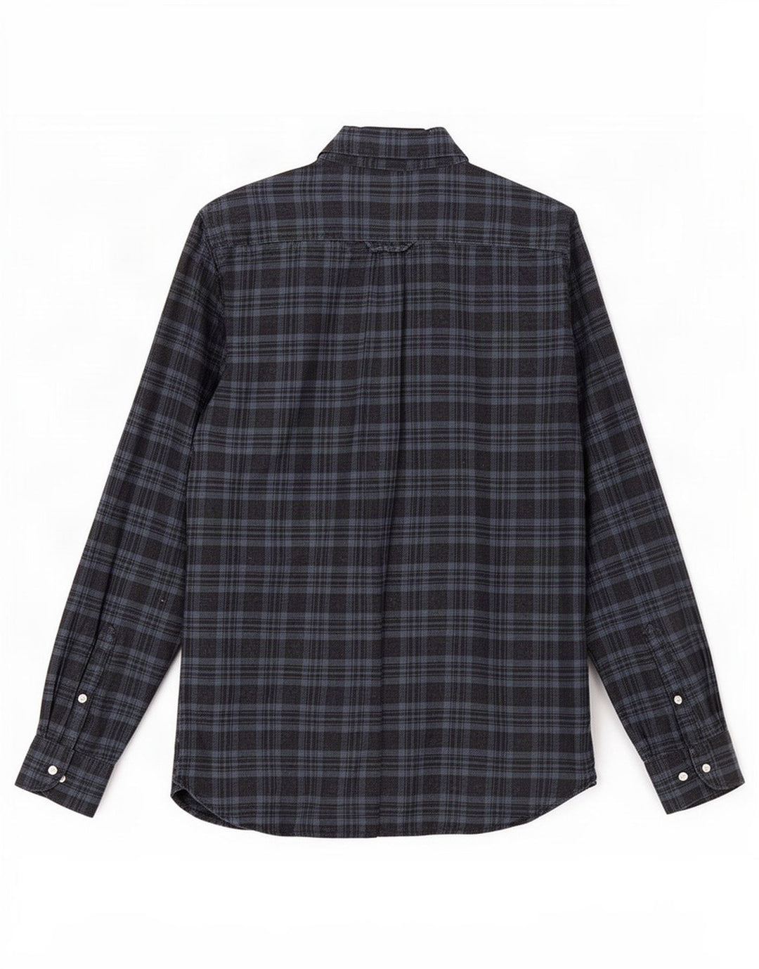 Męska koszula flanelowa Superdry, bawełniana, w średnią granatową kratkę