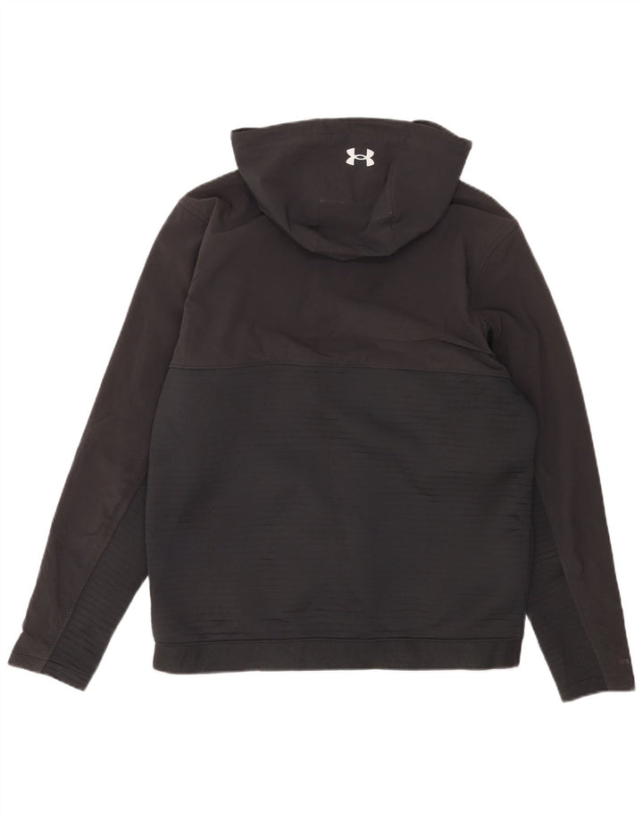 Męski sweter z kapturem i zamkiem Under Armour, średni czarny