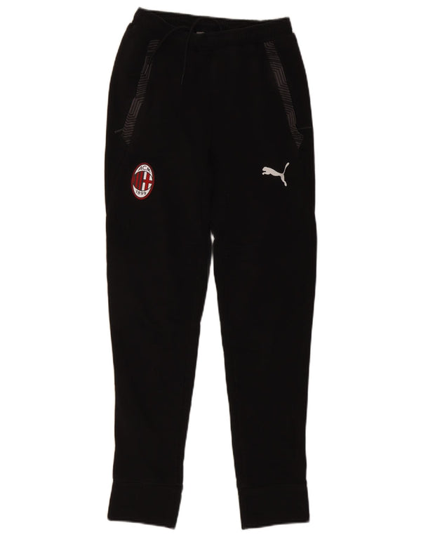Damskie spodnie dresowe PUMA AC Milan Joggers UK 4 XS Czarne geometryczne