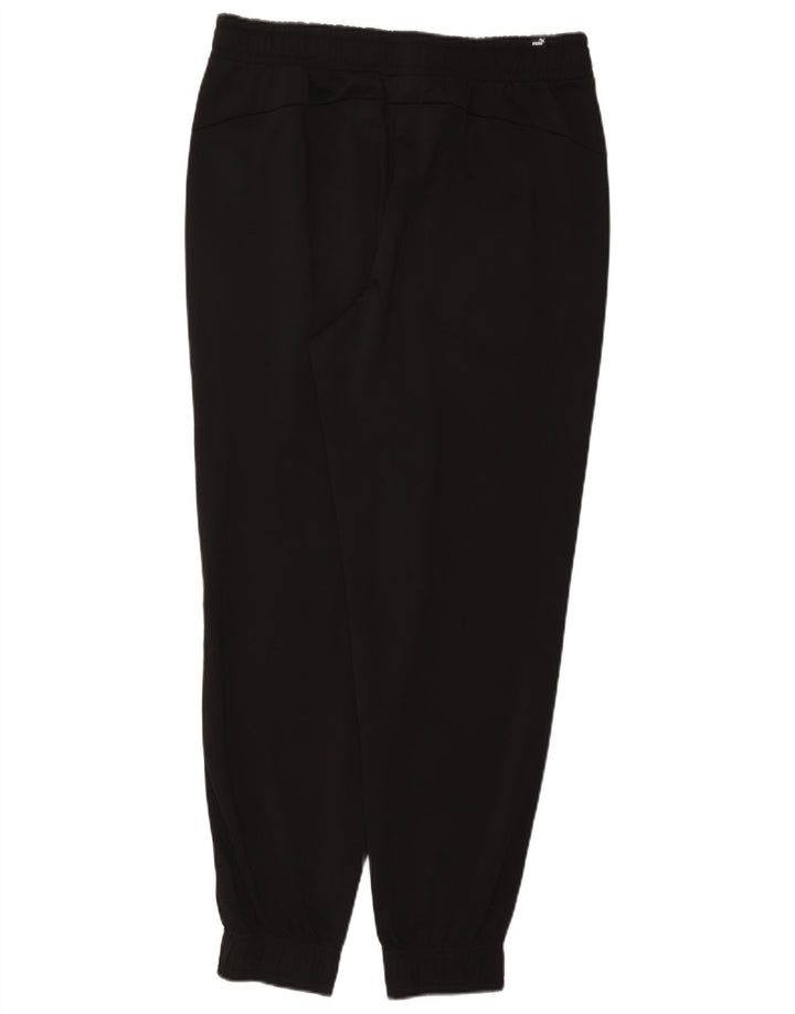 Męski dres PUMA z grafiką, duży, czarny, z blokami kolorów, poliester