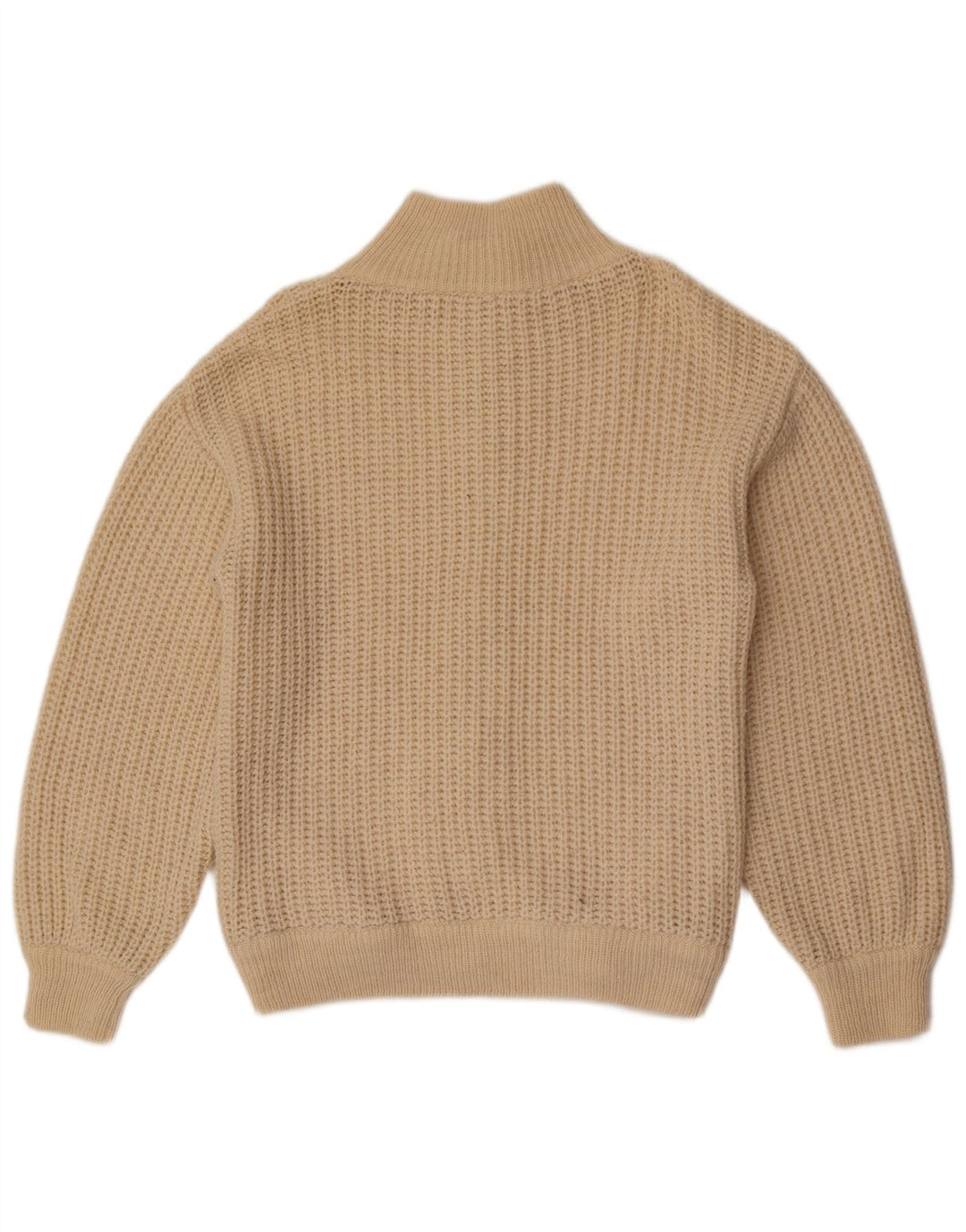 Vintage męski sweter rozpinany UK 38 średni beż