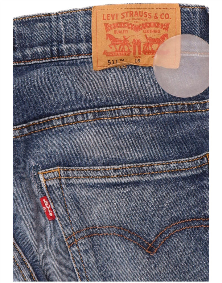 Dżinsy chłopięce Levi's 511 Slim 15-16 lat W30 L32 Niebieskie