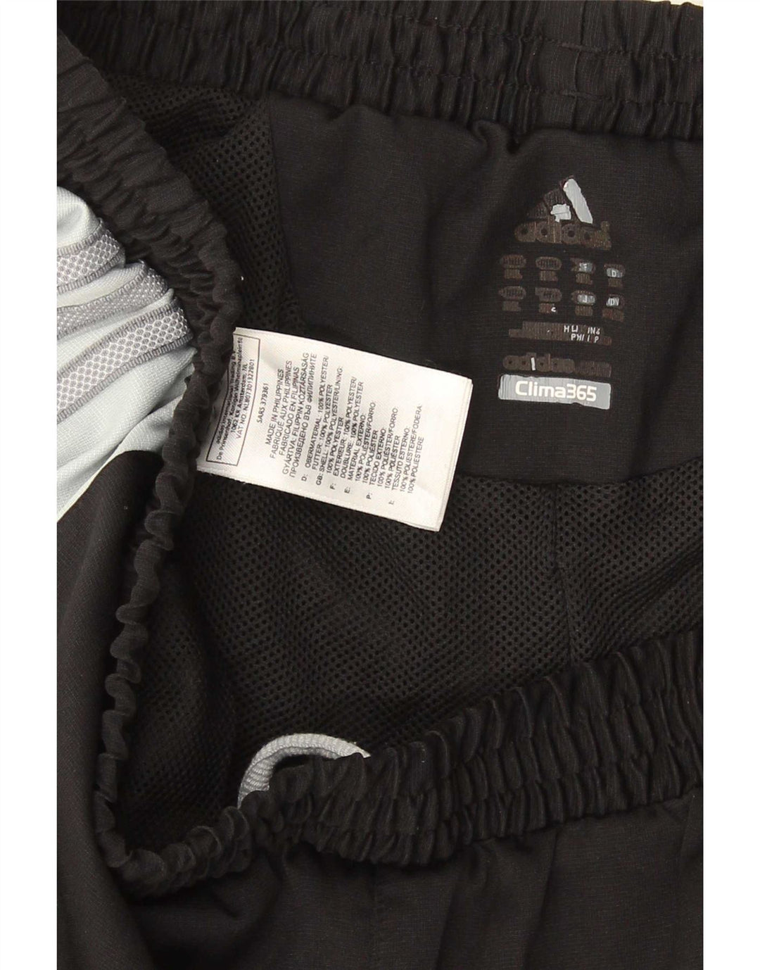 Adidas Męskie Spodenki sportowe Climacool 2XL Czarny poliester z blokami kolorów