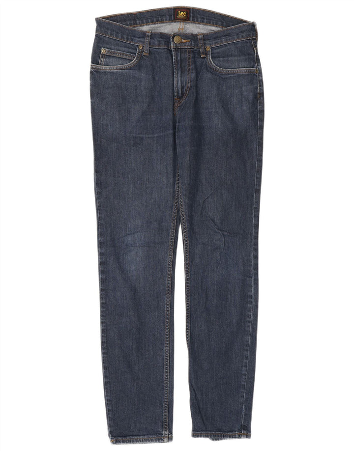 Męskie jeansy Lee Rider Slim W30 L32 Granatowe, bawełniane