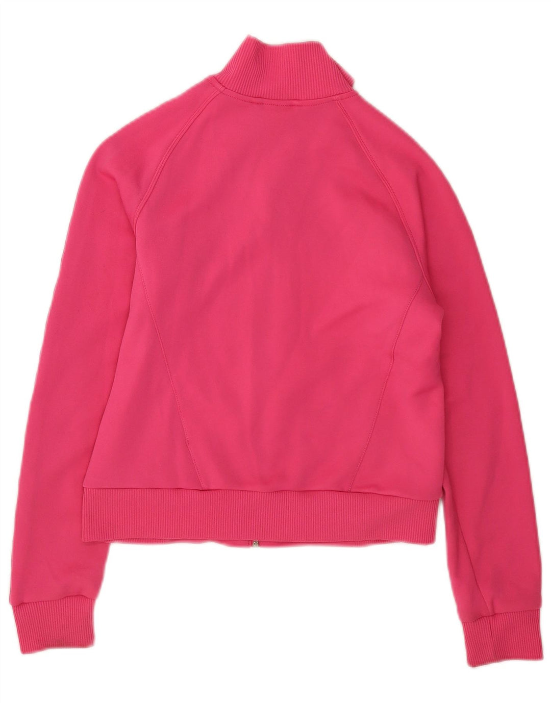 Damska kurtka dresowa Adidas Crop Top UK 12 Średni różowy poliester