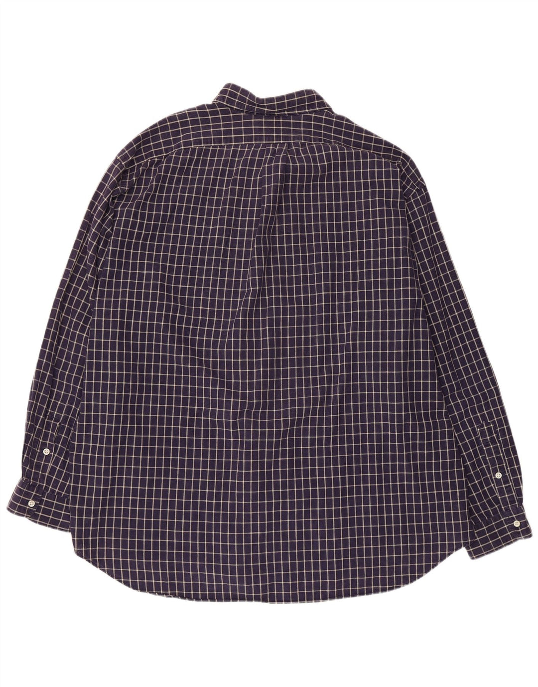 Koszulka POLO RALPH LAUREN Męska koszula Blaire 2XL, bawełniana, granatowa w kratkę