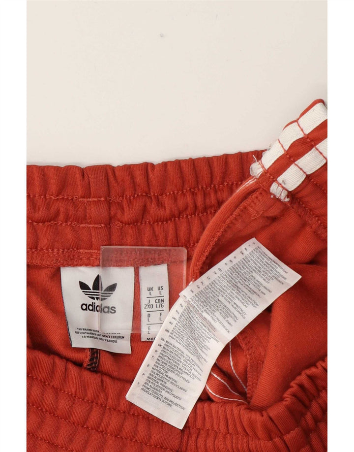 Męskie spodnie dresowe Adidas, duże, brązowe, poliestrowe