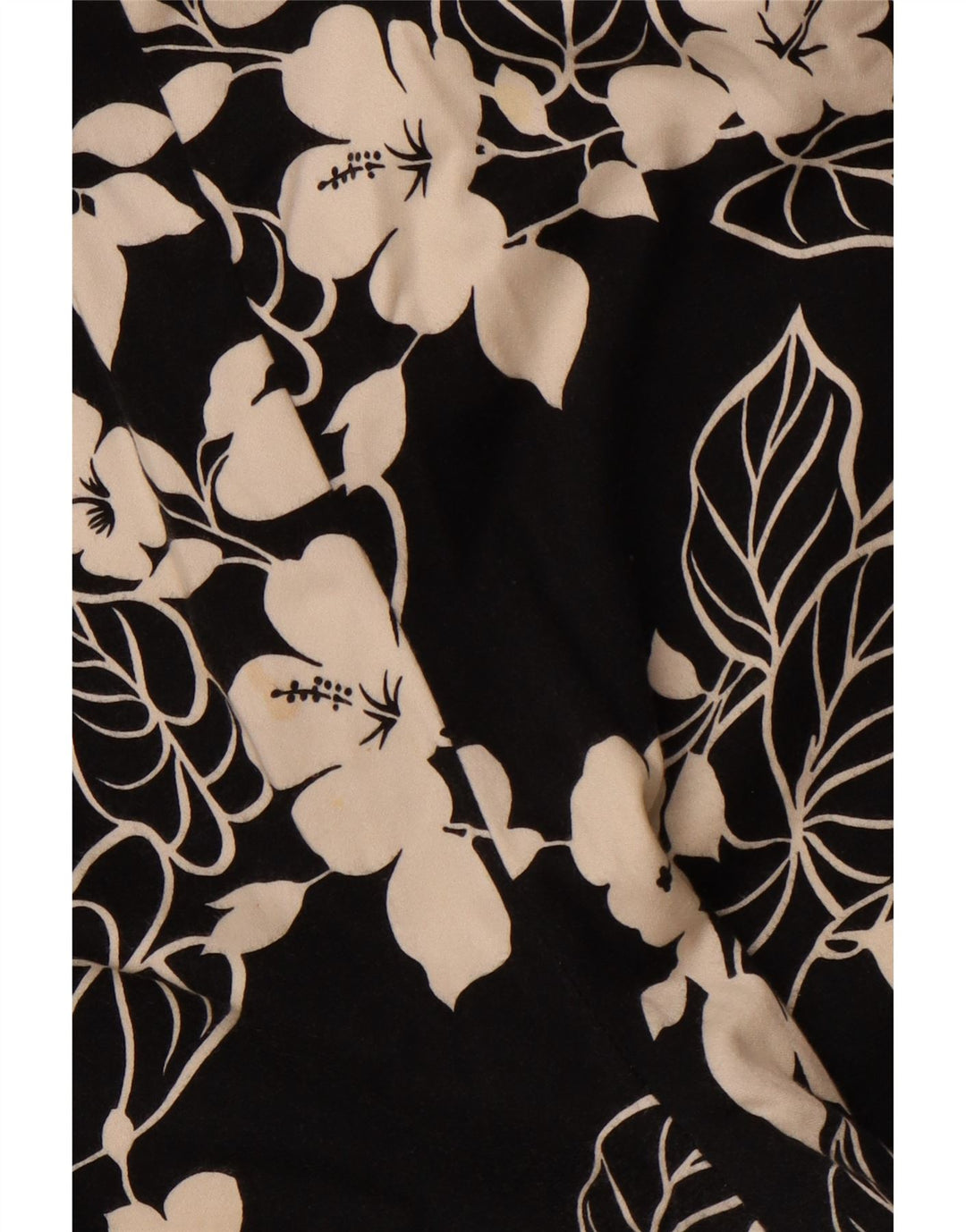 Damskie proste spodnie Capri CHAPS US 16 2XL W38 L20 Czarna bawełniana w kwiaty