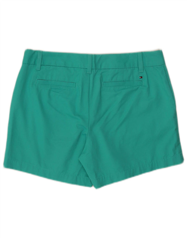 Damskie spodenki Chino Tommy Hilfiger US 8 Medium W32, zielona bawełna