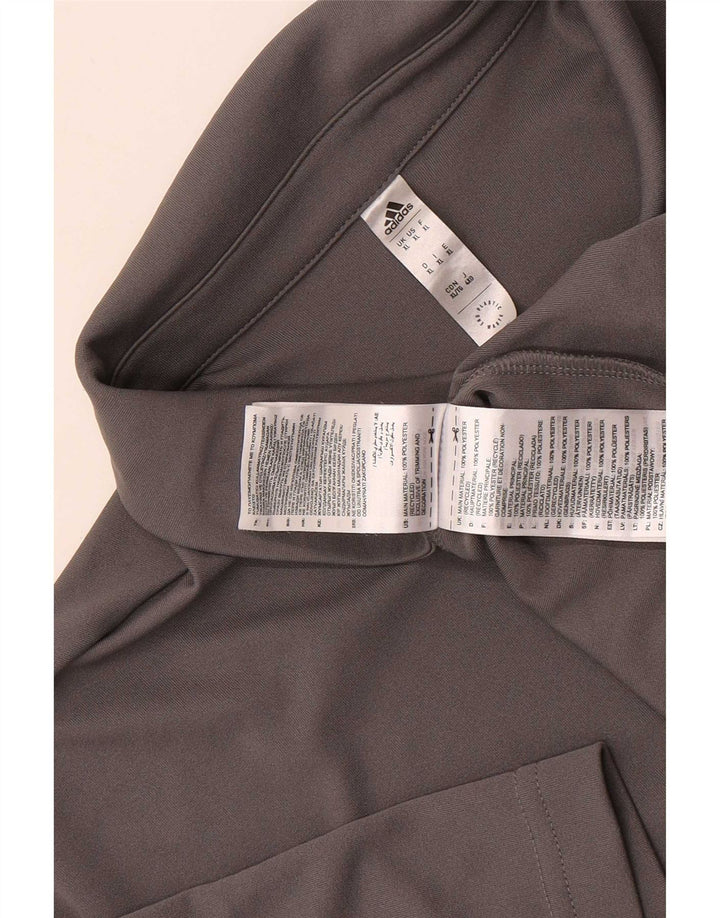 Męska koszulka polo Adidas Aeroready XL, szary poliester