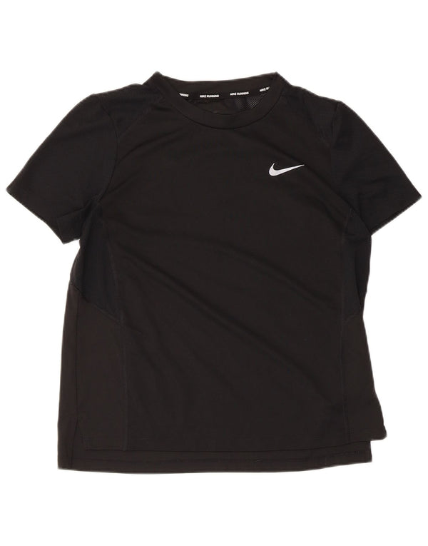 Damska koszulka Nike Top UK 12, średni czarny poliester