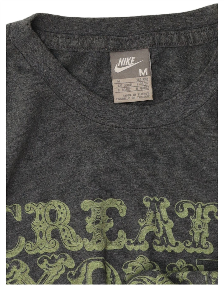 Męska koszulka z grafiką Nike Top UK 39/41 Średni szary
