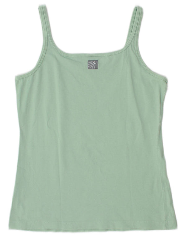 Damski top na ramiączkach Diadora UK 14, duży, turkusowy, bawełniany