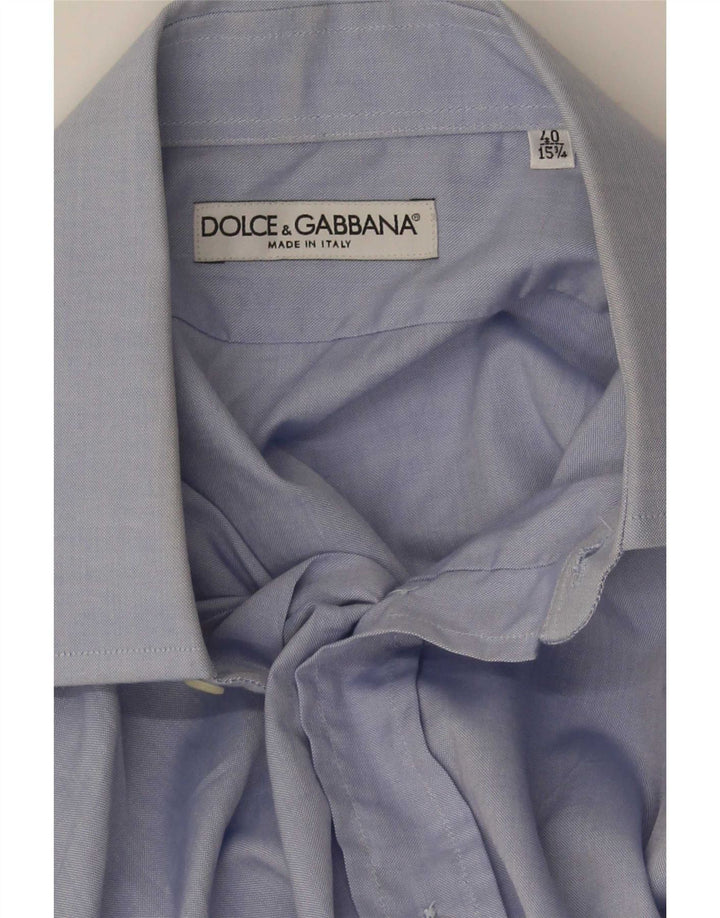 Koszula męska Dolce & Gabbana rozmiar 40 15 3/4 średni niebieski