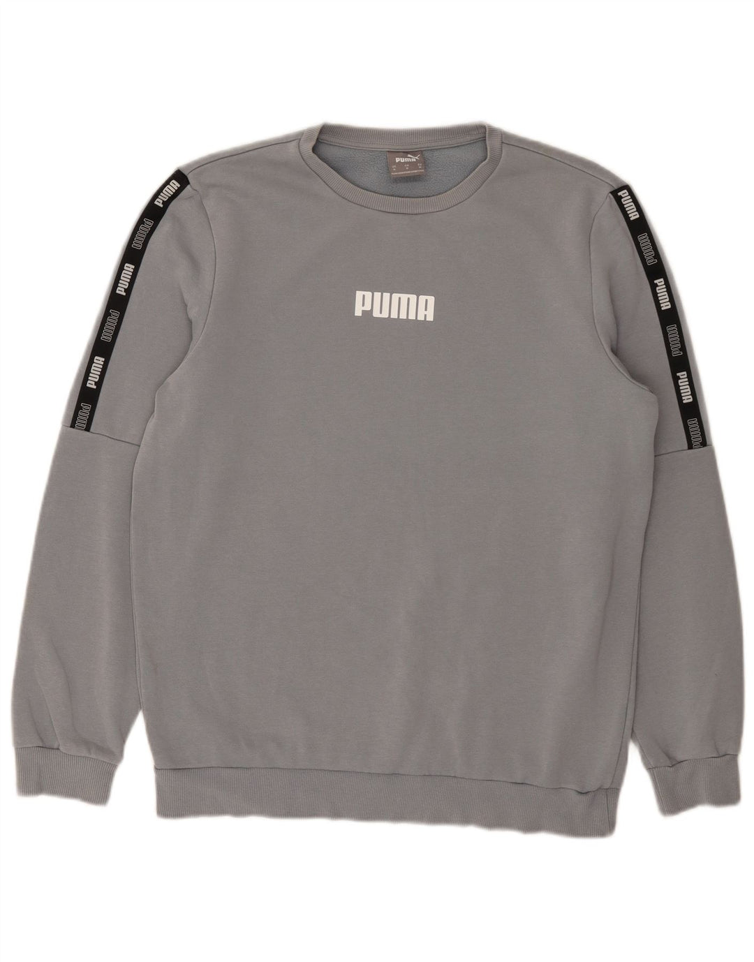 Męska bluza z grafiką Puma, sweter w kolorze średnioniebieskim, z blokami kolorów