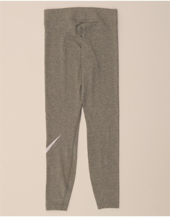 NIKE Womens Leggings UK 10 Small  Grey Cotton Vintage Nike and Second-Hand Nike from Messina Hembry 
