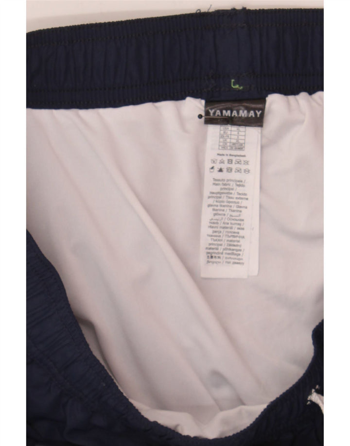 YAMAMAY Mens Sport Shorts XL Navy Blue Polyester Vintage Yamamay and Second-Hand Yamamay from Messina Hembry 