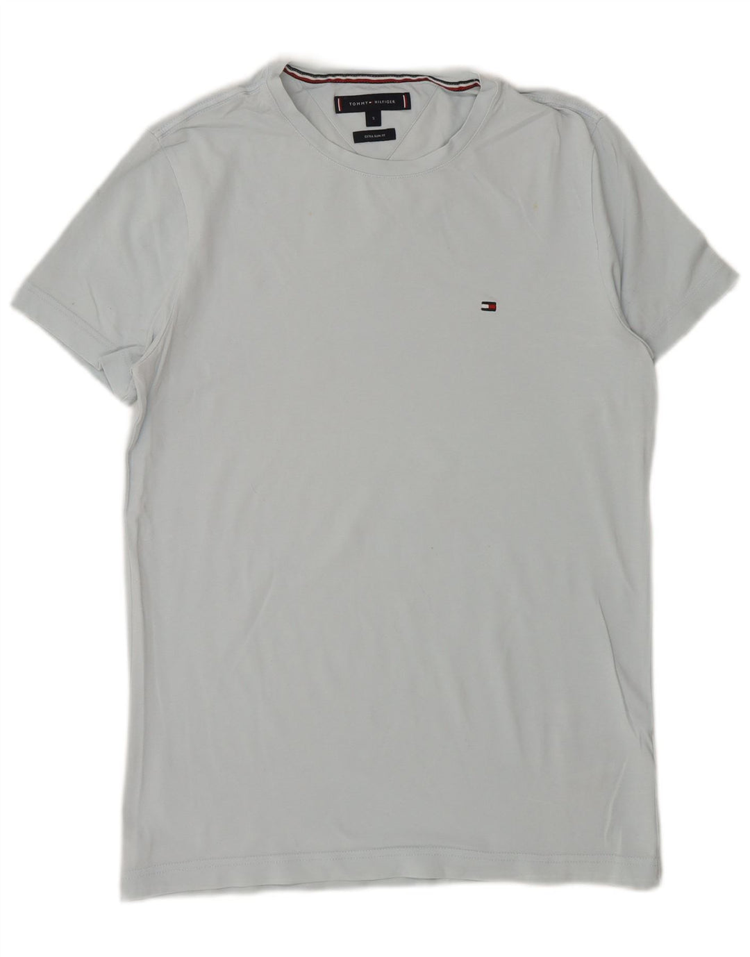T-shirt męski TOMMY HILFIGER Extra Slim Top, mały, niebieski, bawełniany