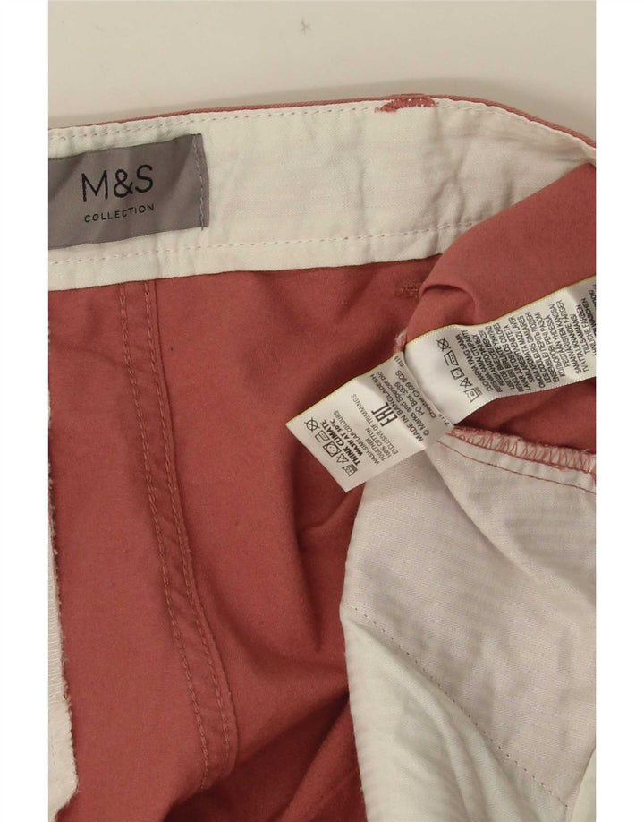 Męskie spodenki Chino Marks & Spencer W38 XL, różowe, bawełniane