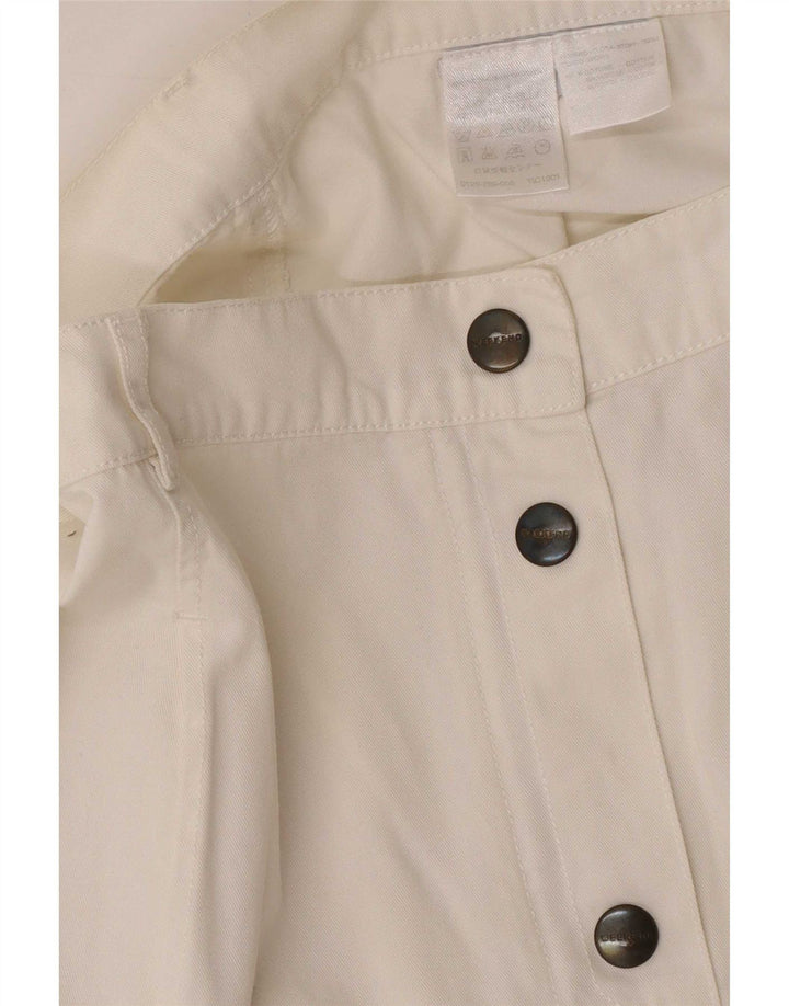 Weekendowa damska spódnica w kształcie litery A UK 14 Medium W30 Biała bawełna