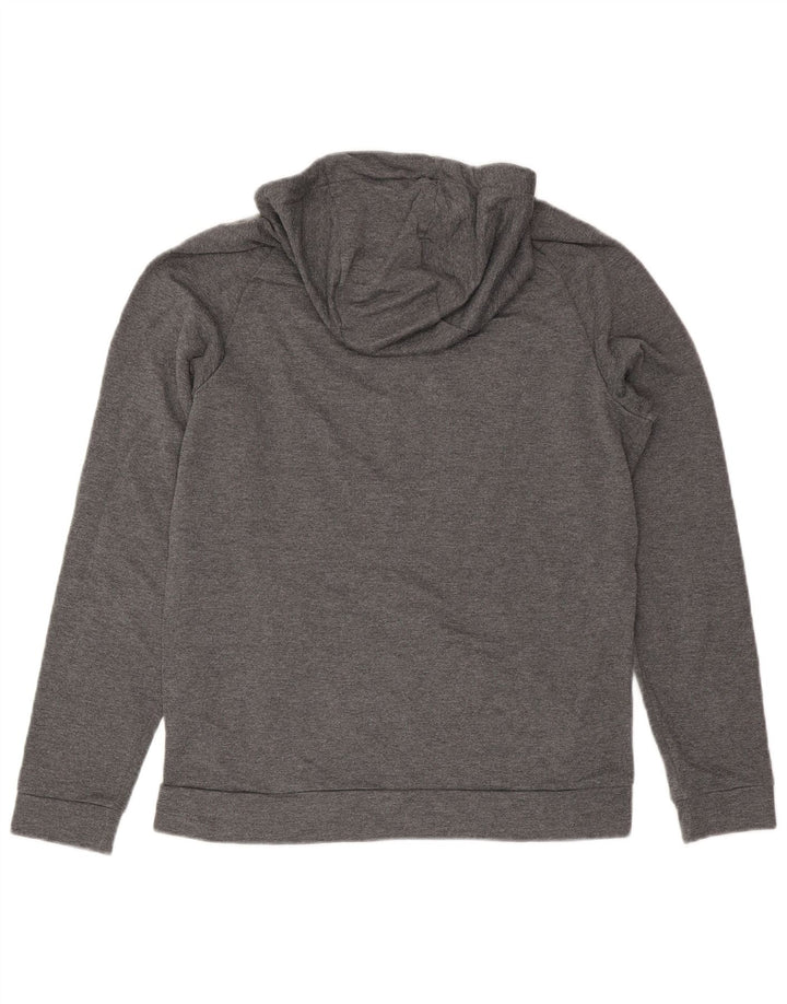 Damska bluza z kapturem Nike Graphic UK 14 Średni szary, nakrapiany poliester