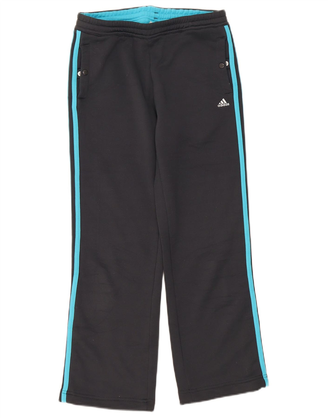 Damskie spodnie dresowe Adidas UK 12 Średni szary poliester