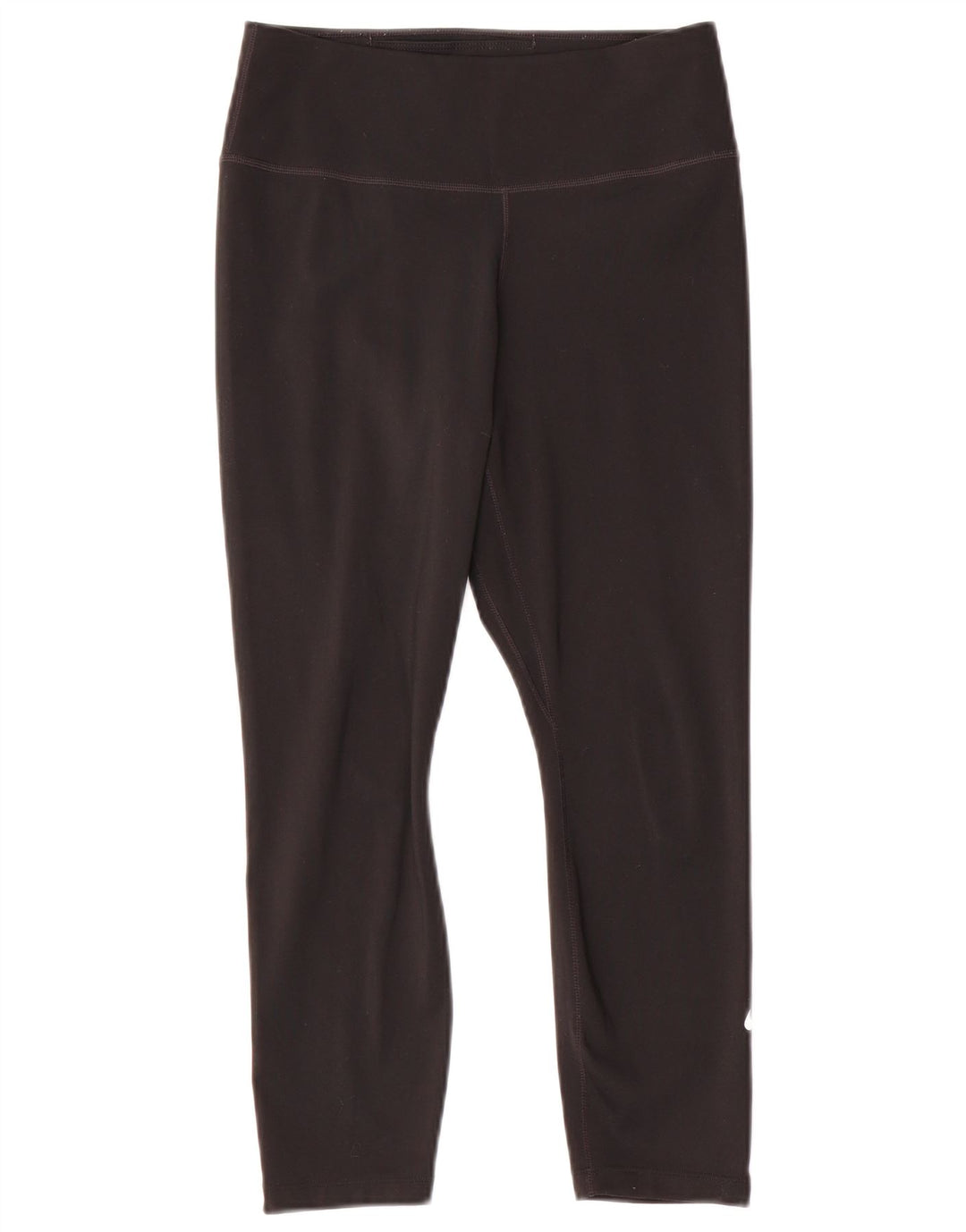 Damskie legginsy NIKE Dri Fit Capri UK 10, małe, czarne, poliestrowe