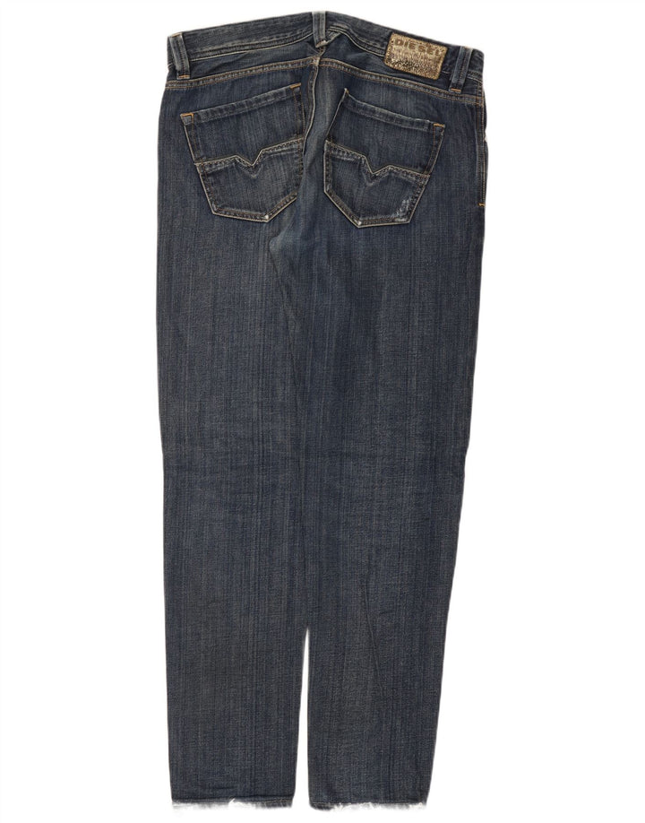 DIESEL Damskie jeansy Larkee w trudnej sytuacji W32 L32 Niebieskie bawełniane