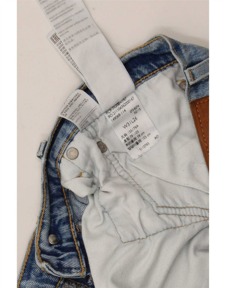 Męskie jeansy Levi's 501 Straight W31 L26 Niebieskie bawełniane