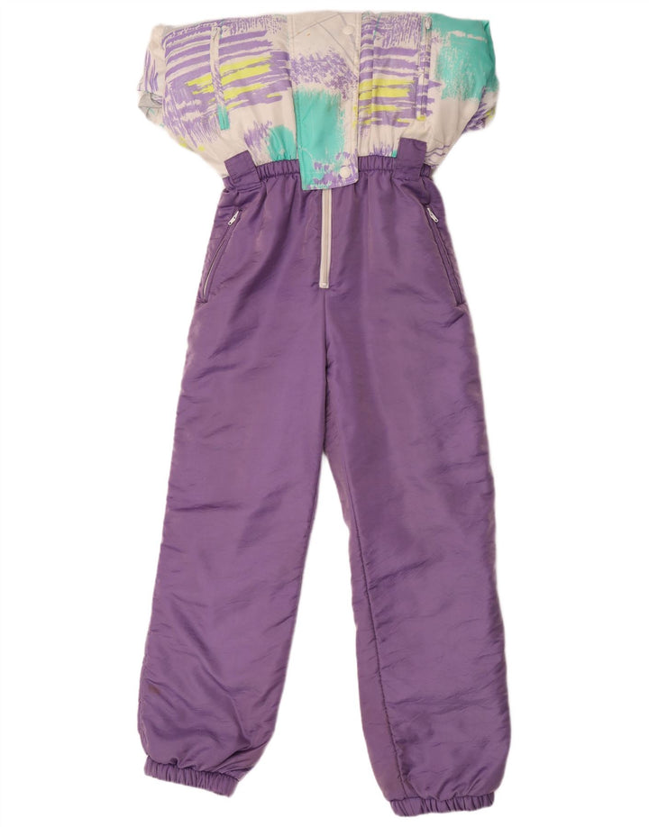 Damski kombinezon narciarski Golden Team IT 44, poliamid w kolorze średniofioletowym