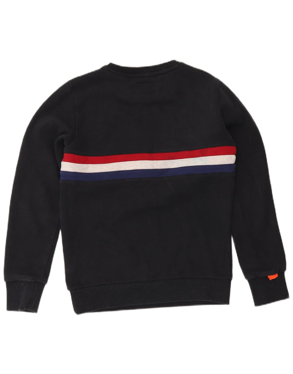 Męski sweter Superdry, bawełniany, w kolorze średniego granatu