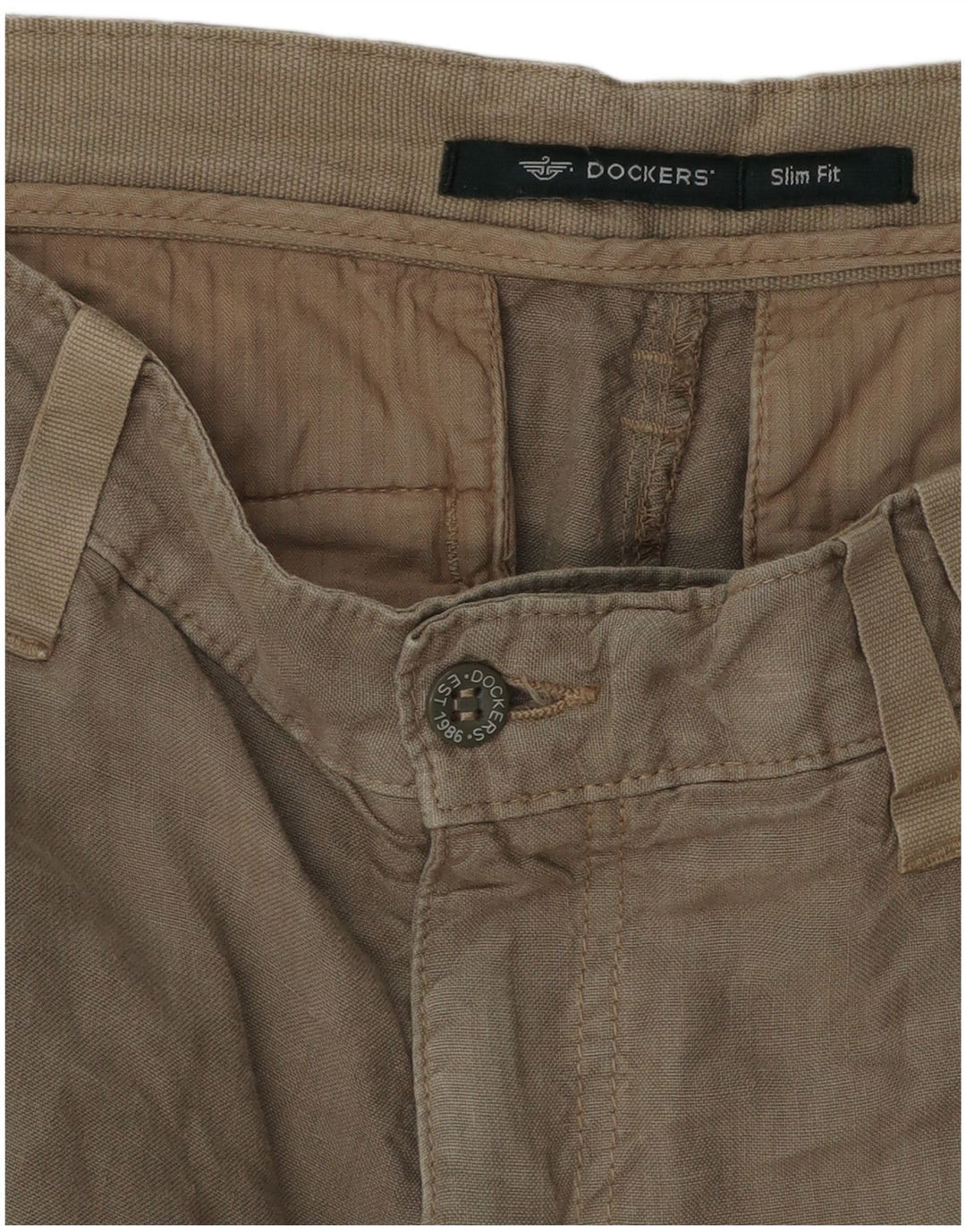 Męskie spodnie chino Dockers Slim Fit W34 L29 Khaki