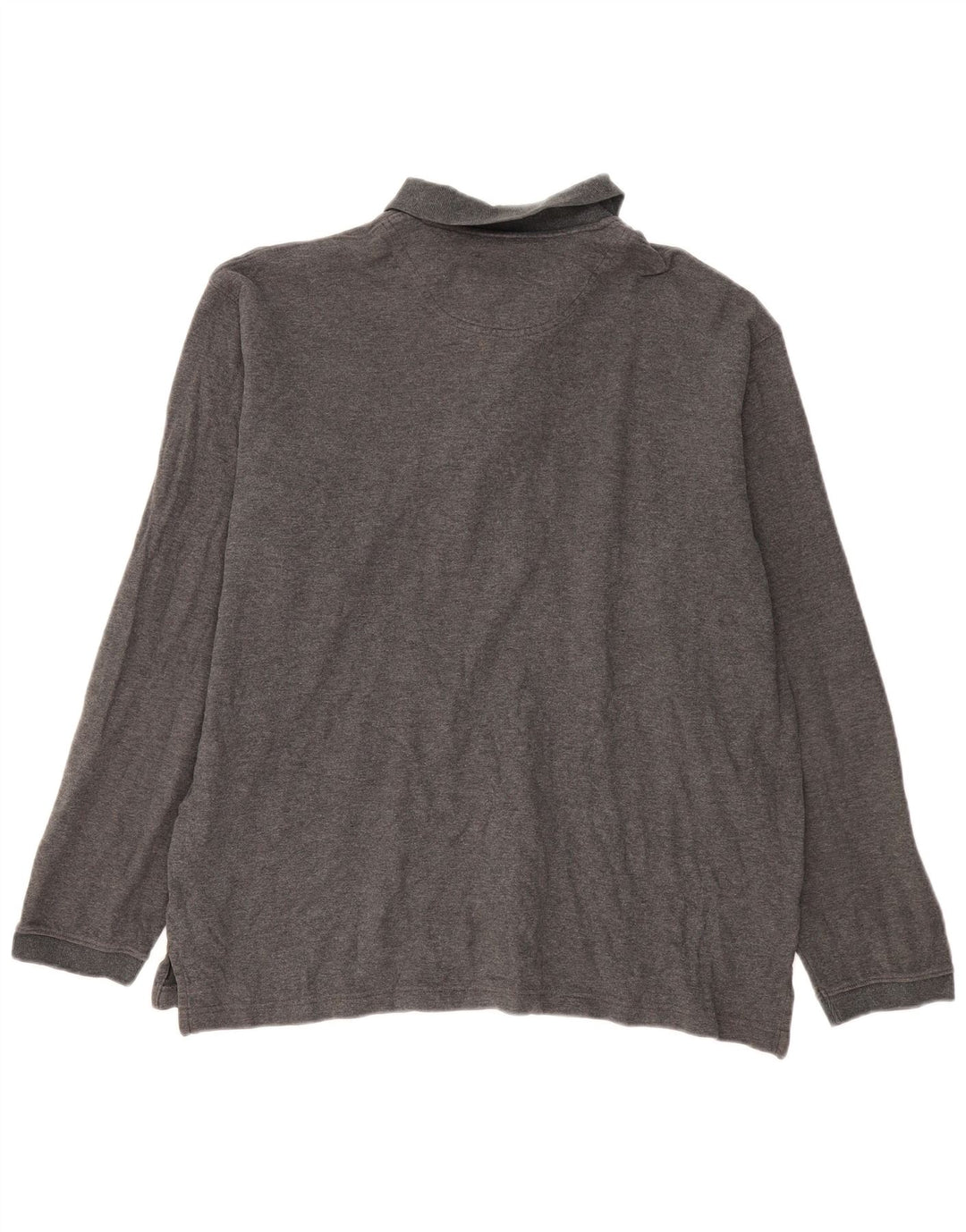 Męska koszulka polo z długim rękawem EDDIE BAUER, duża, szara, bawełniana