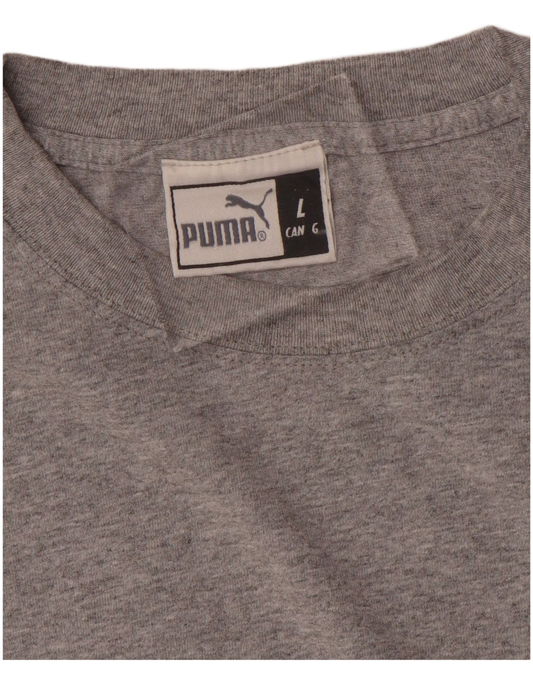 Męski T-shirt z grafiką PUMA, duży, szary