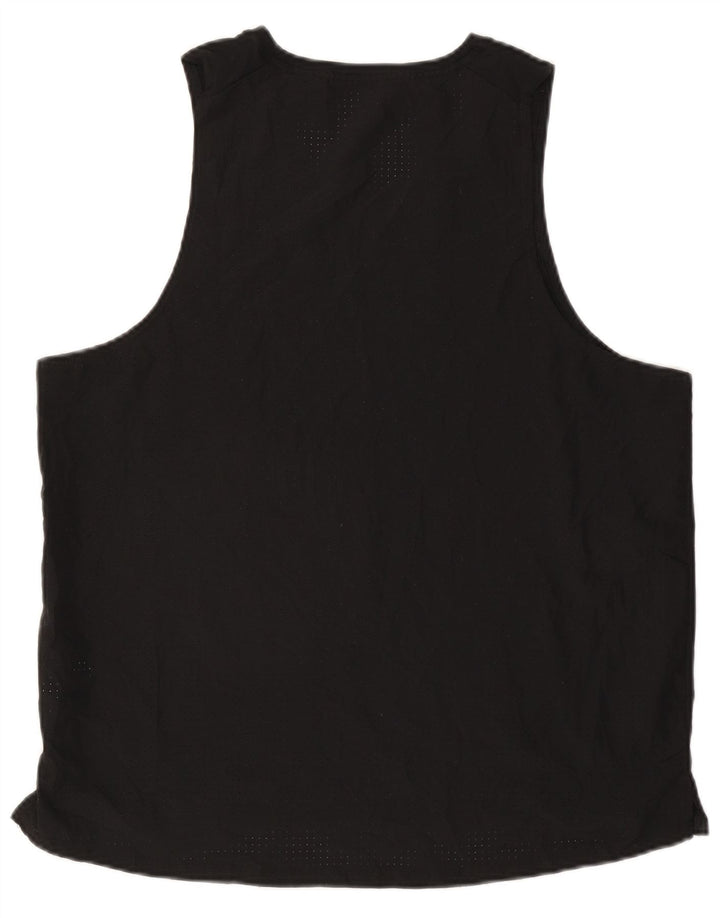 Męska kamizelka z grafiką Nike Dri Fit XL, czarny poliester