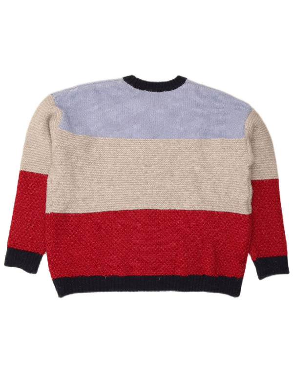 Marks & Spencer Damski sweter z okrągłym dekoltem, UK 16, duży, wielokolorowy