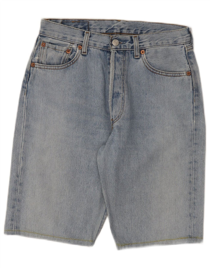 Męskie spodenki jeansowe Levi's 501 W29 Średni niebieski, bawełniany