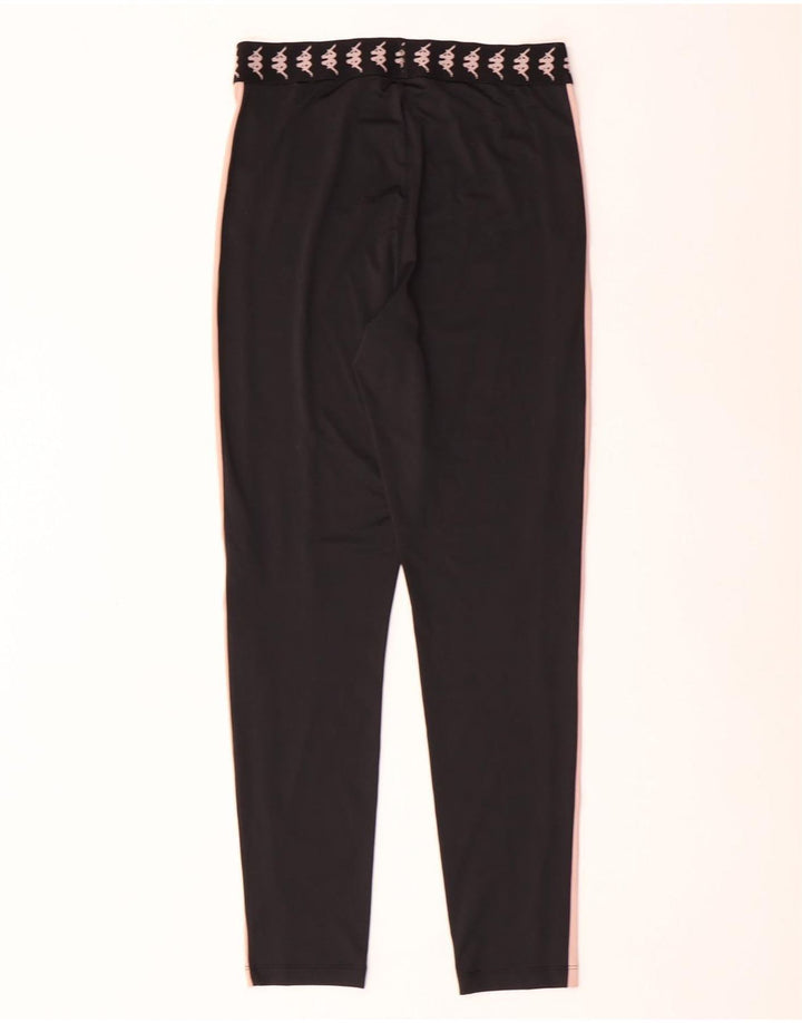 Damskie legginsy Kappa Tezenis Graphic UK 8 Small Black Colorblock