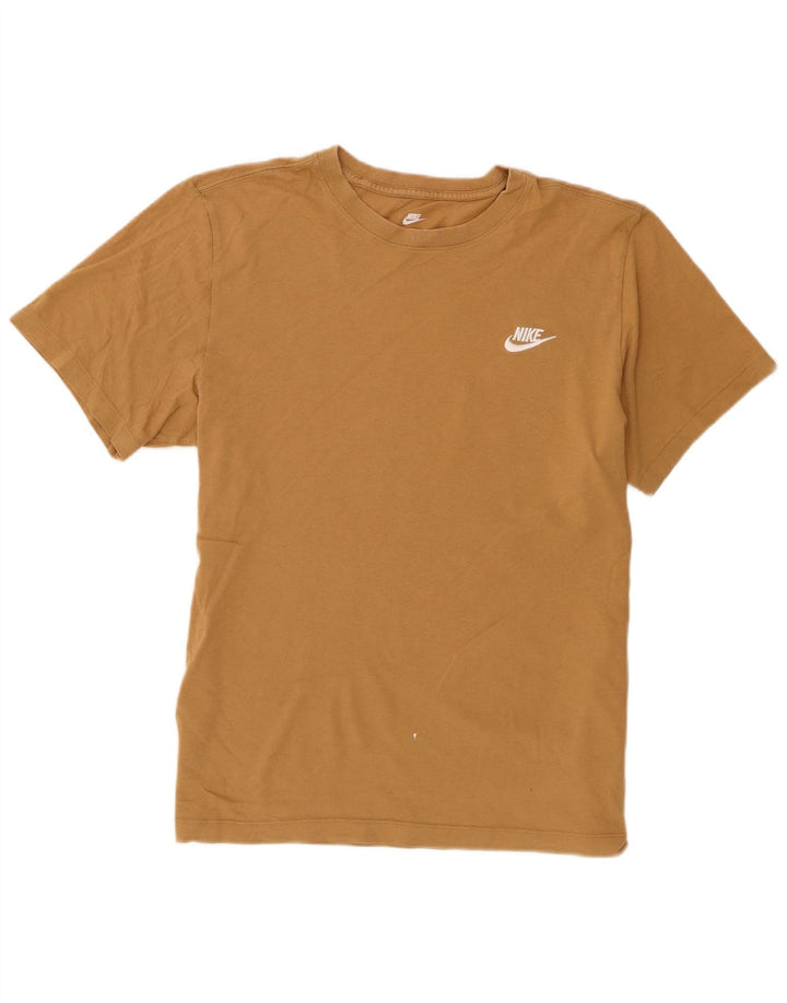 T-shirt męski Nike Top, średnio beżowy, bawełniany
