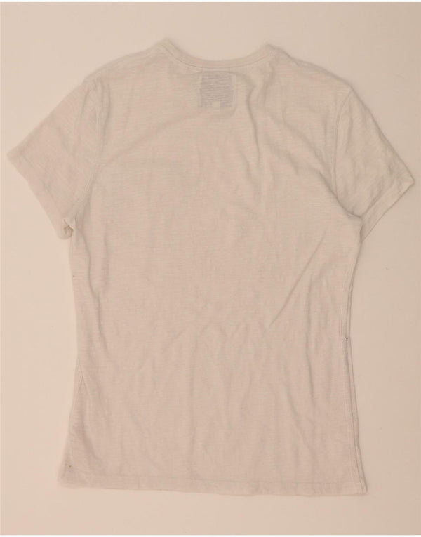 T-shirt męski typu slim fit Jack Wills, duży, biały, bawełniany