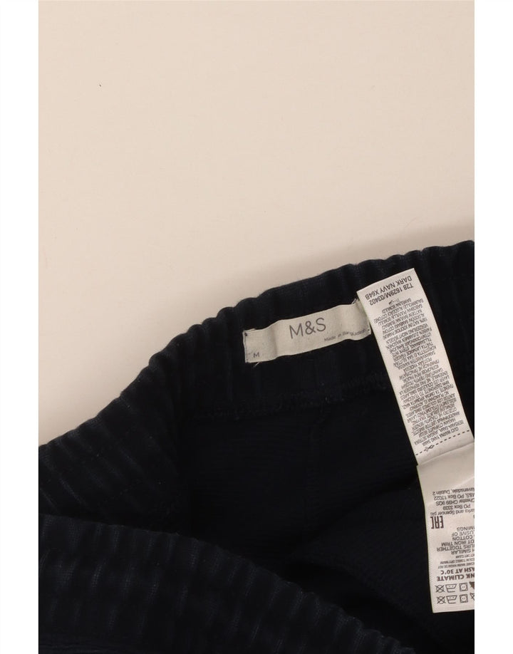MARKS & SPENCER Męskie spodnie dresowe Joggers Średni granatowy, bawełniany