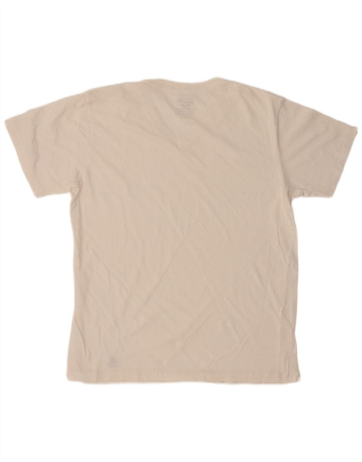 PENGUIN Męski T-shirt Top Średniej Białej Bawełny