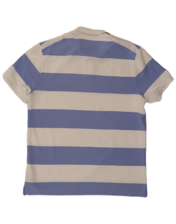 Męska koszulka polo do rugby NIKE Dri Fit, duża, bawełniana w białe paski